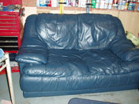 Sofa in the shed