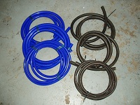 New Silicon hose and original rubber hoses